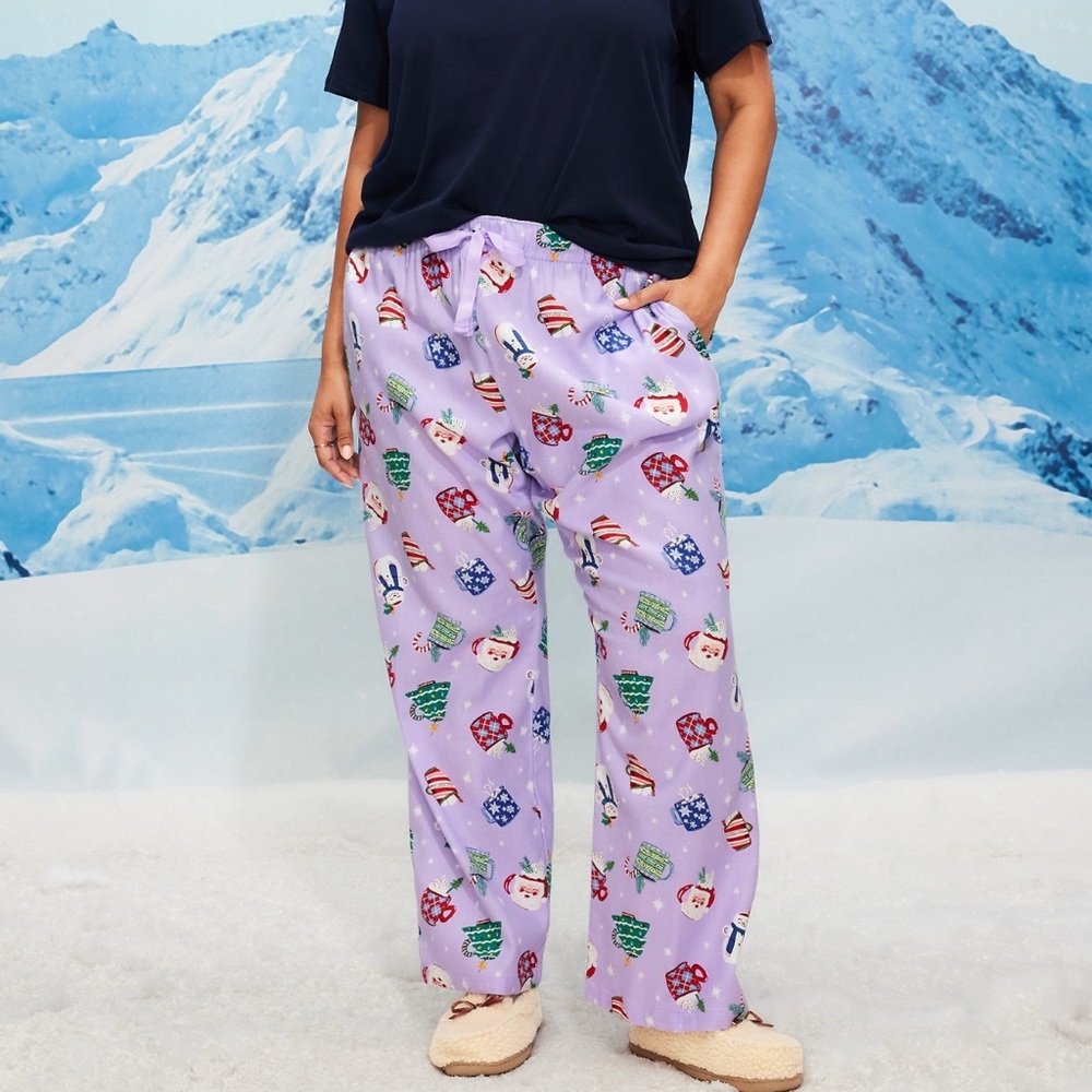 🆕 Old Navy Women's Mid-Rise Flannel Pajama Bottoms PJ Sleep Pants XL 16-18